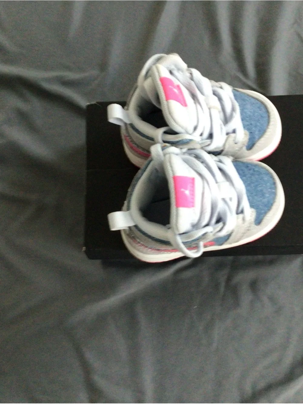 Jordan Toddlers' Blue and Pink Low-Top Sneakers